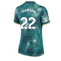 Camiseta Tottenham Hotspur Brennan Johnson #22 Tercera Equipación Replica 2024-25 para mujer mangas cortas